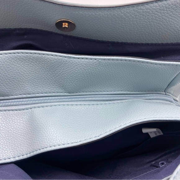 Jones New York Signature Blue Fog Celeste 4 Poster Shoulder Bag - Picture 6 of 8